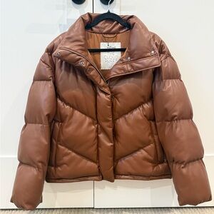 Aritzia Brown Puffer Jacket